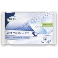 Tena Wet Wash Glove Parfümiert 15x23 cm Blau